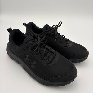 Under Armour Jet Black Athletic Shoes